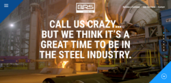 photo of Big River Steel website | ODEA Portfolio