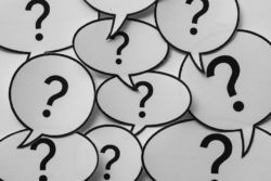 question marks about marketing